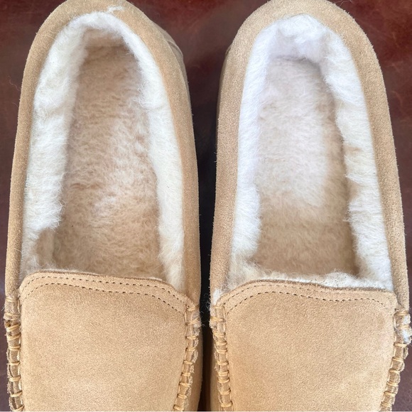Bearpaw Angel Genuine Suede Wool Blend Lined Moccasin Slipper Shoes - Picture 7 of 12